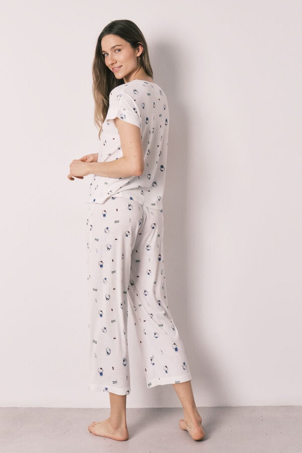 Women'secret Hello Kitty pidžama kratkih rukava Print