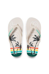 Jack & Jones Chanclas tipo flip-flop logo gris