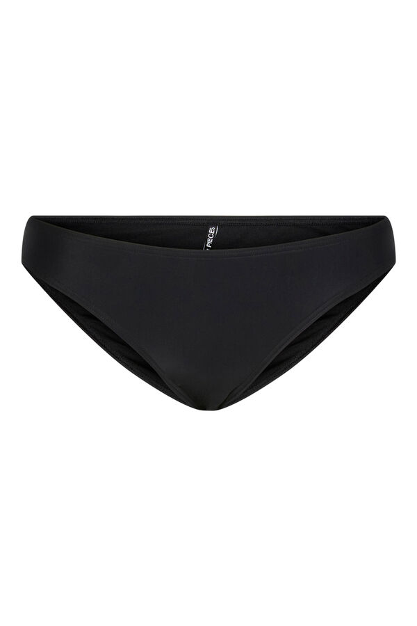 Pieces Braguita de bikini cintura baja black