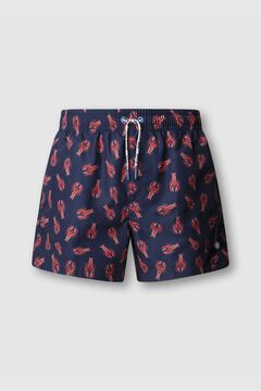 Pepe Jeans Fato de banho regular com cord&atilde;o estampado lagostas