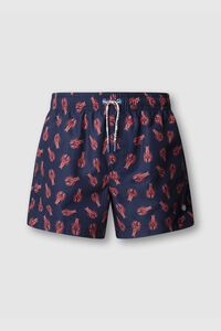 Pepe Jeans Ba&ntilde;ador regular cord&oacute;n print langostas