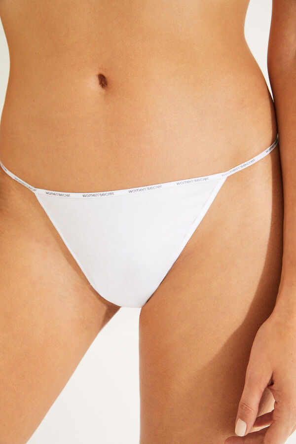 Women'secret Pakovanje od 6 pari pamučnih tangica Print