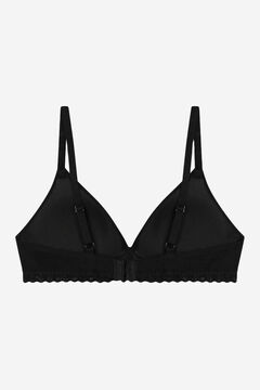 DIM Soutien de menina sem aros em microfibra e renda