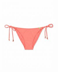 HI&BYE Crveni donji deo bikinija sa trakama