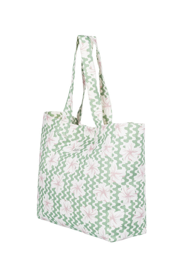 Roxy bolsa de pano grande  verde