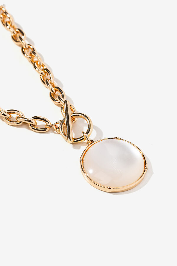 Vilanova Collar Cadena con Colgante blanco