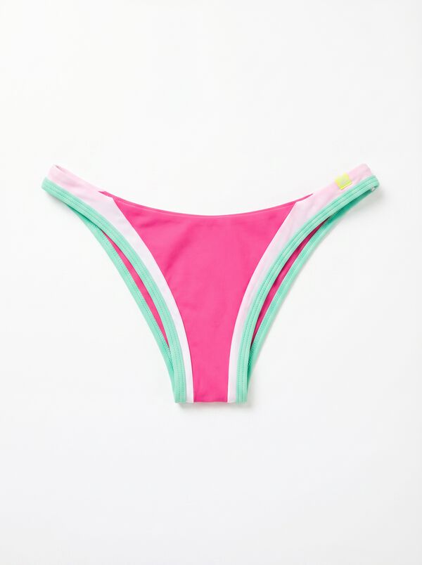 HI&BYE Roze brazilske gaćice za bikini Fuksija