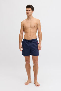 Jack & Jones Ba&ntilde;ador detalle logo contraste