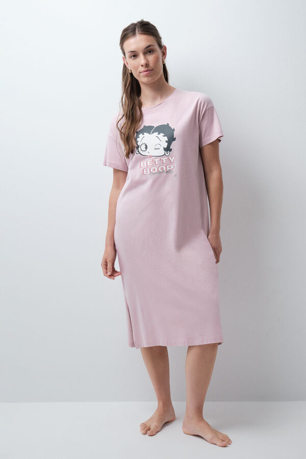 Women'secret Roze kratka spavaćica Betty Boop Roze