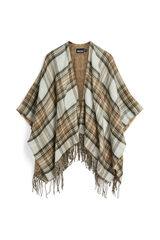 Pieces Reversible poncho nude