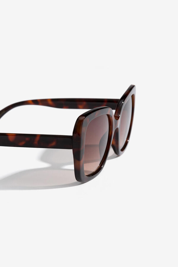 Vilanova Gafas de Sol Cuadradas Carey marr&oacute;n