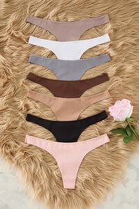 Trendyol Pack de 7 tangas sin costuras