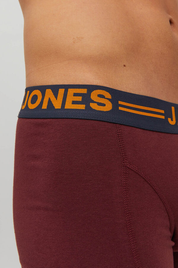 Jack & Jones Pack 3 b&oacute;xers morado/lila