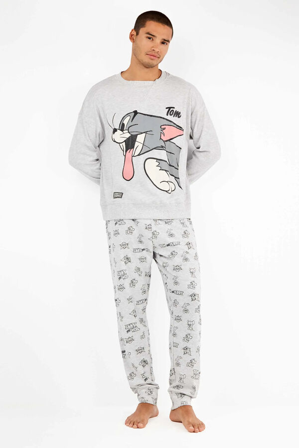 Gisela Tom & Jerry f&eacute;rfi pizsama interlock k&ouml;t&ouml;tt anyagb&oacute;l sz&uuml;rke