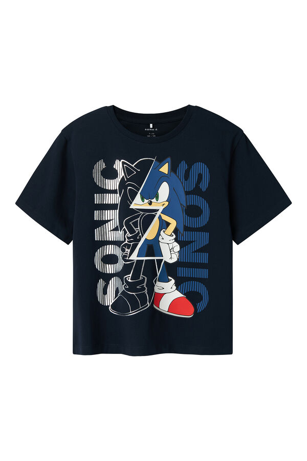 Name it Boy's Sonic T-shirt blue