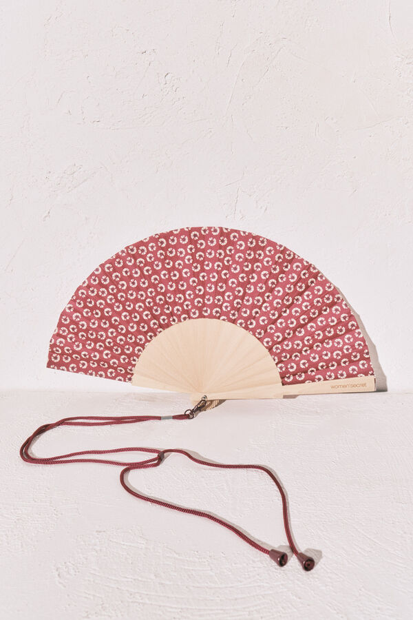 Women'secret Bordo dvobojna lepeza sa printom Print