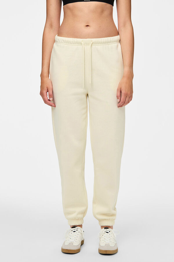 Pieces Cal&ccedil;as de treino bege