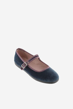 Victoria Bailarinas de terciopelo con ribete