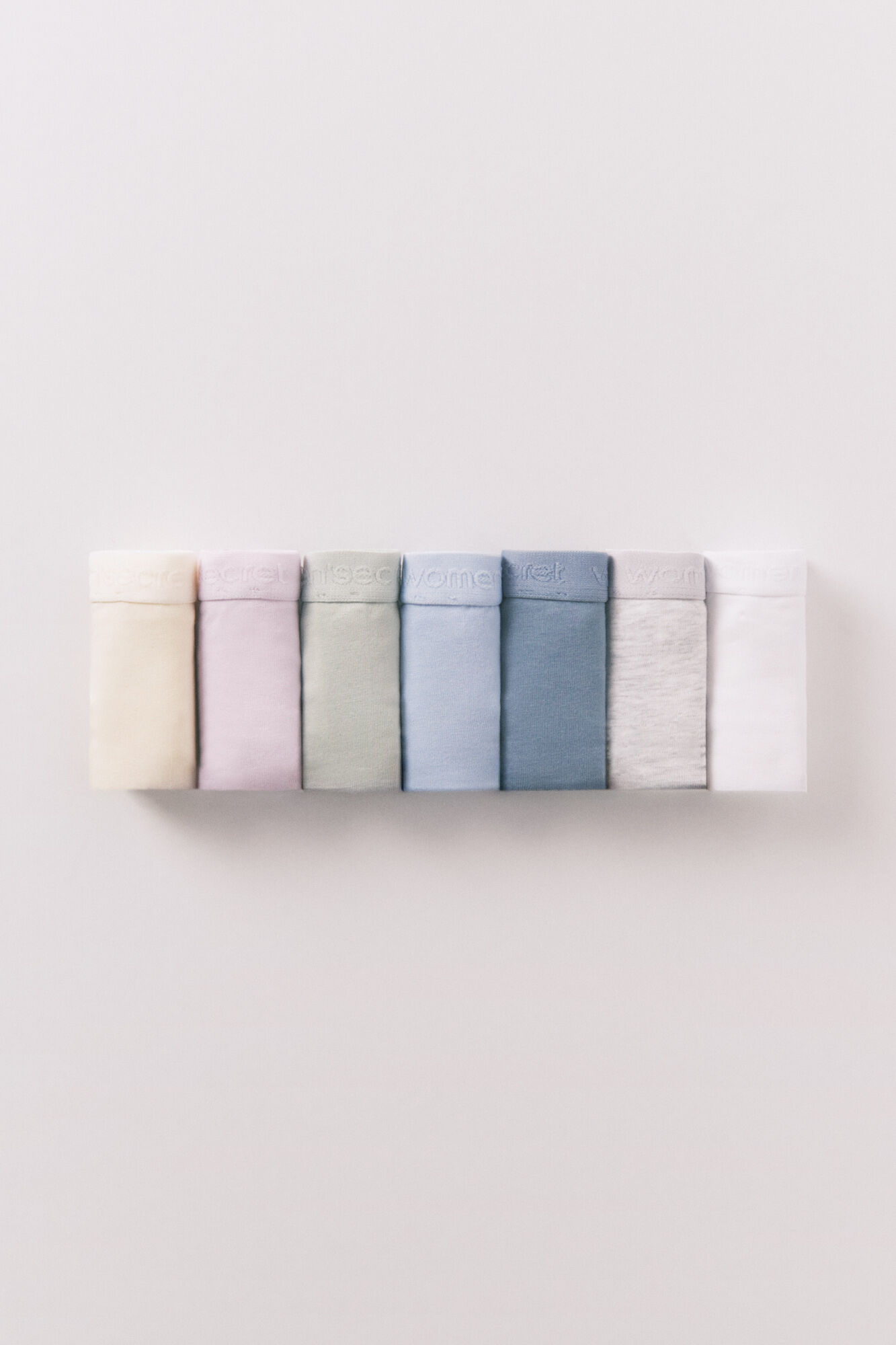 Women'secret Pakovanje od 7 pamučnih japanki sa logo