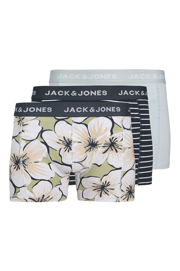 Jack & Jones Pacote boxer combinado 3 cinzento