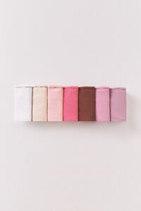 Women'secret 7 roze pamučnih klasičnih gaćica