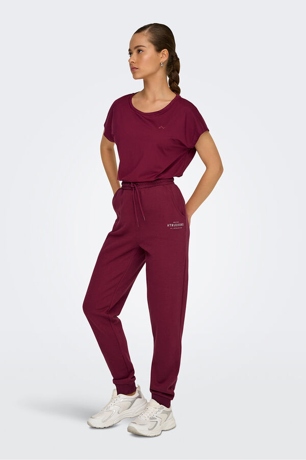 Only Play Pantal&oacute;n largo de chandal morado/lila