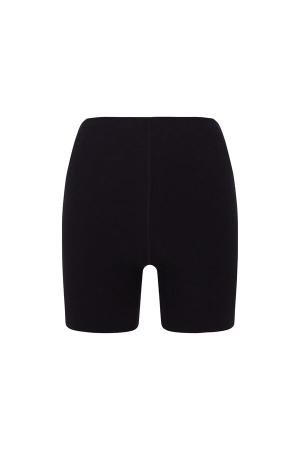 Women'secret Crne pamučne pantalone za donji ve&scaron; Crna