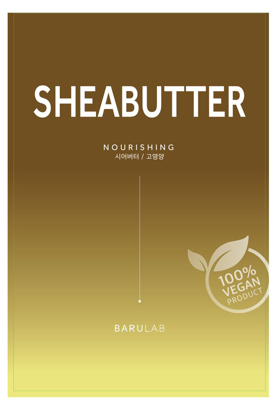 Mascarilla de tejido vegana para nutrir e hidratar