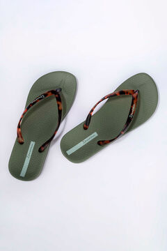 Ipanema Chinelo tradicional de tiras com estampado animal