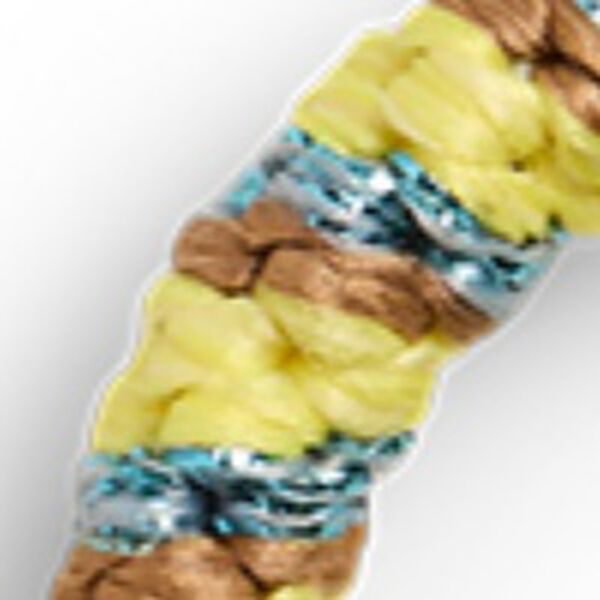 Pieces Paket od 5 gumica za kosu Žuta