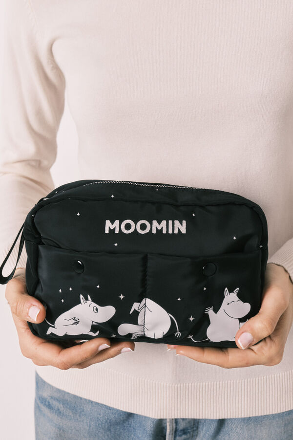 Women'secret Crni najlonski srednji neseser Moomin Crna