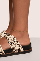 Singularu Gold Dots Acero Ankle Bracelet printed