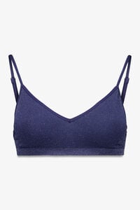 Women'secret Plavi lureks be&scaron;avni rebrasti top