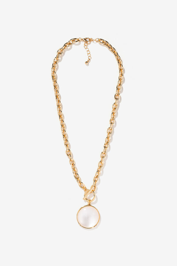 Vilanova Collar Cadena con Colgante blanco