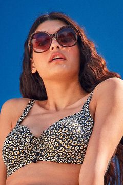 Gisela Top bikini capacidad animal print