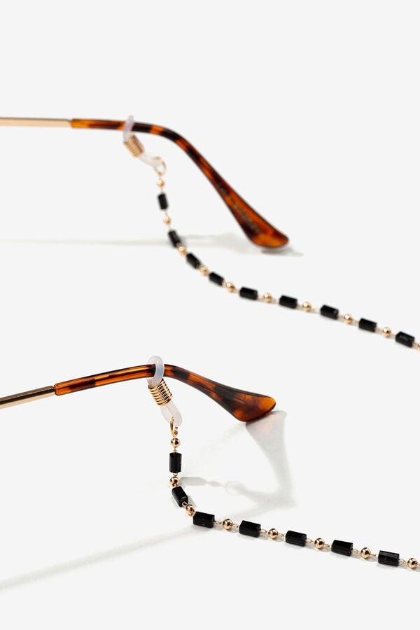 Womensecret Cadena para gafas con detalles de colores negro