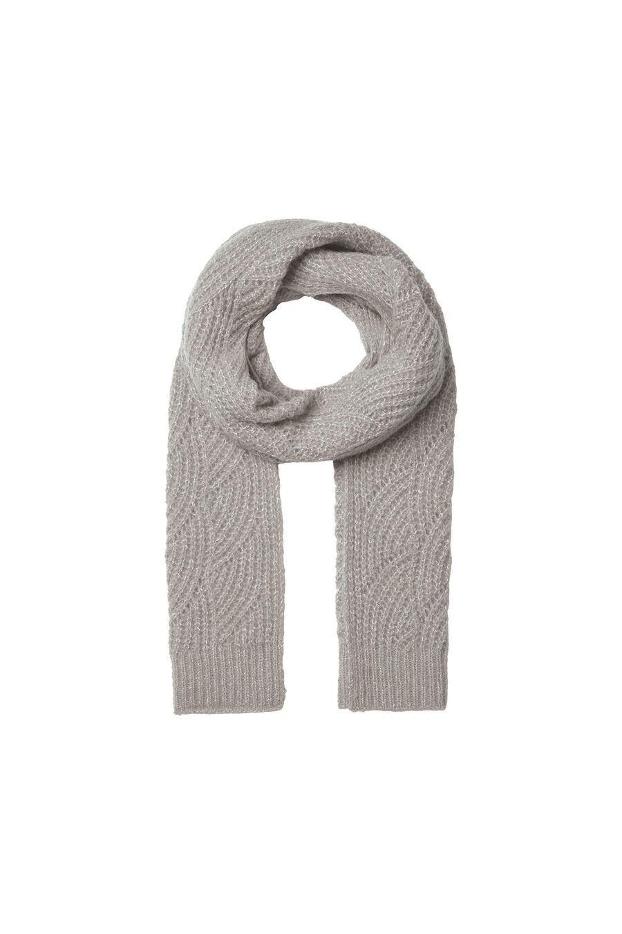 Bufanda larga estructurada