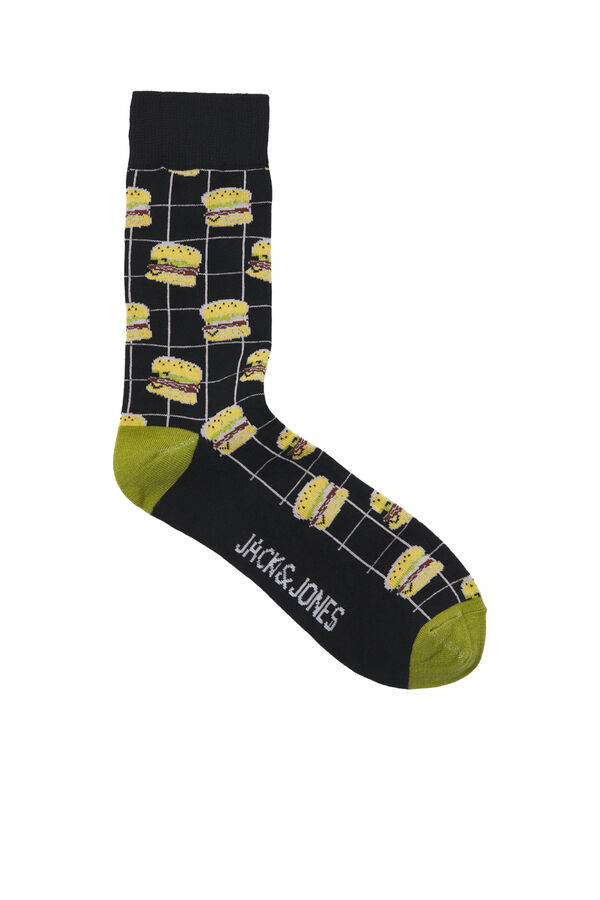 Jack & Jones Pack 3 meias soquetes com desenhos azul