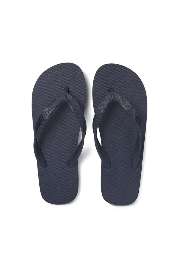 Jack & Jones Chanclas tipo flip-flop logo azul