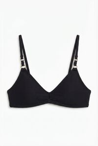 Women'secret Top bikini push up canal&eacute; negro
