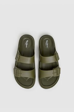 Pepe Jeans Sandalia doble tira militar