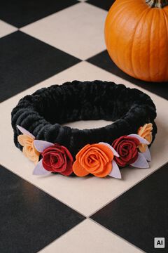 Women'secret Diadema s cvijećem Catrina Halloween