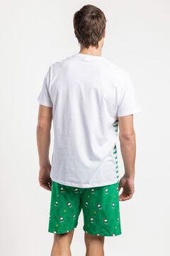 Admas Pijama corto golf Snoopy rayas