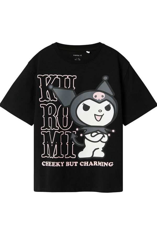 Name it Kuromi girl's T-shirt Crna
