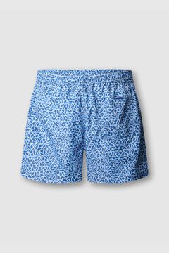 Pepe Jeans Fato de banho regular com cord&atilde;o estampado geom&eacute;trico