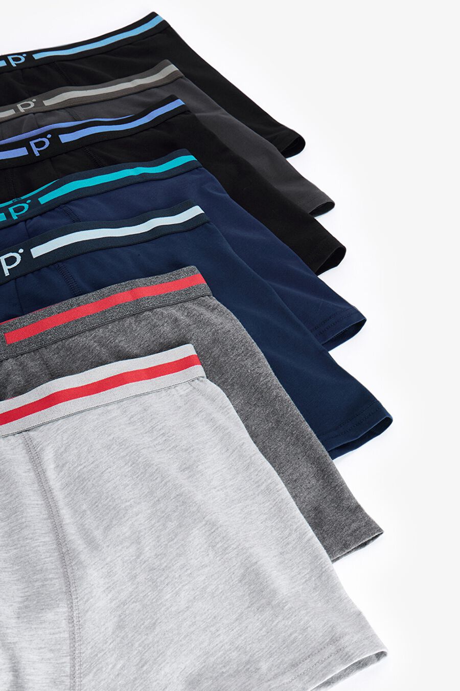 Pack 5 boxer lisos y jaspeado