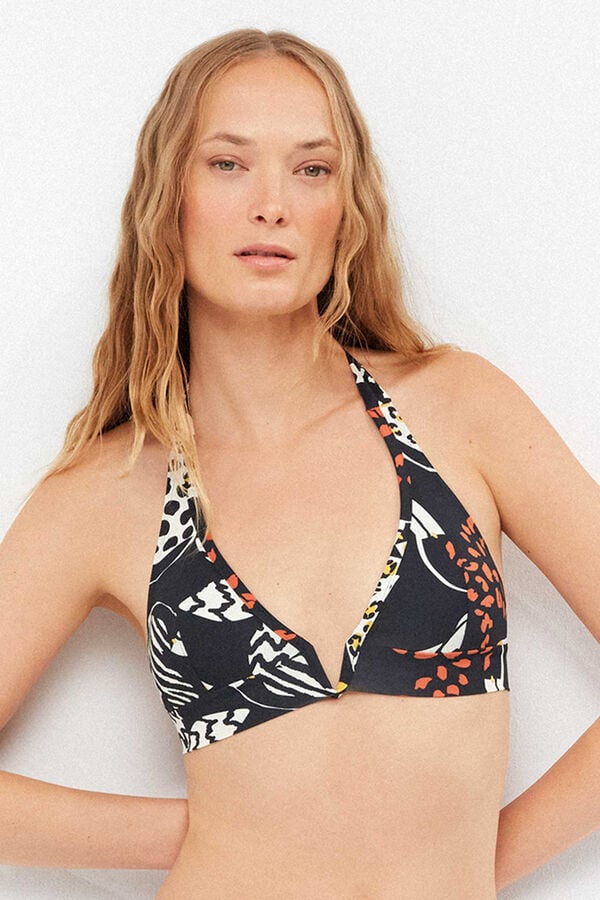 Gisela Top bikini s američkim izrezom i uzorkom S uzorkom