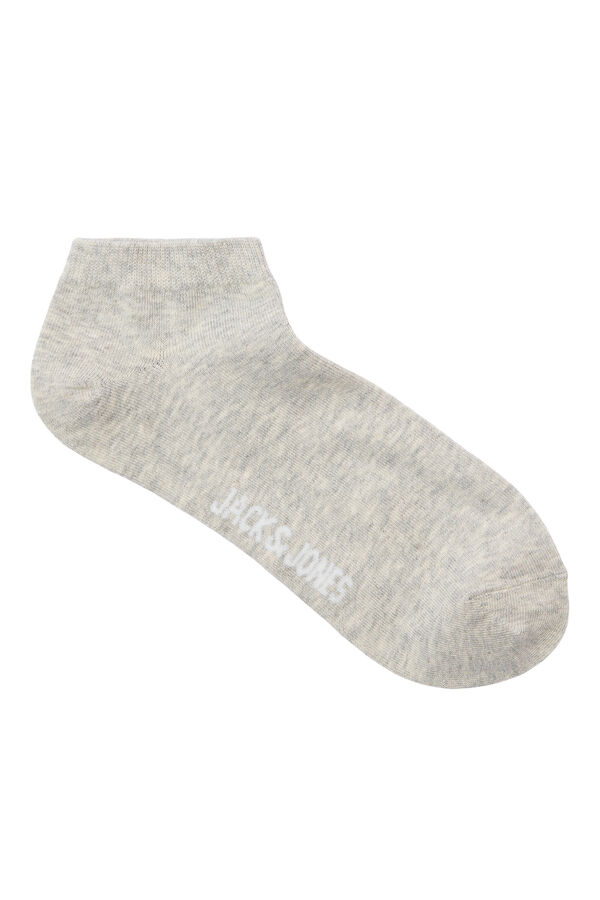 Jack & Jones Lot 7 chaussettes courtes basiques blanc