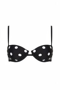 Women'secret Crni tufnasti balkonet gornji deo bikinija