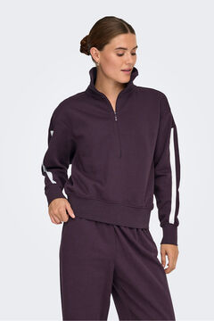 Only Play Sudadera oversized cuello alto